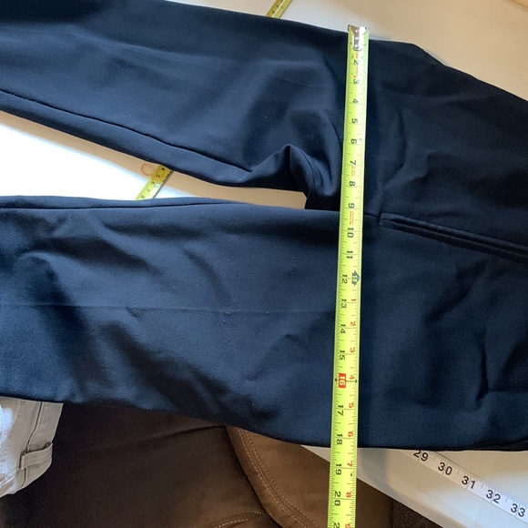 VTG 70 80s Ski Bib Overall Wool Blend Spandex Stirrup Jumpsuit Black Womens 6-8 - Picture 16 of 16